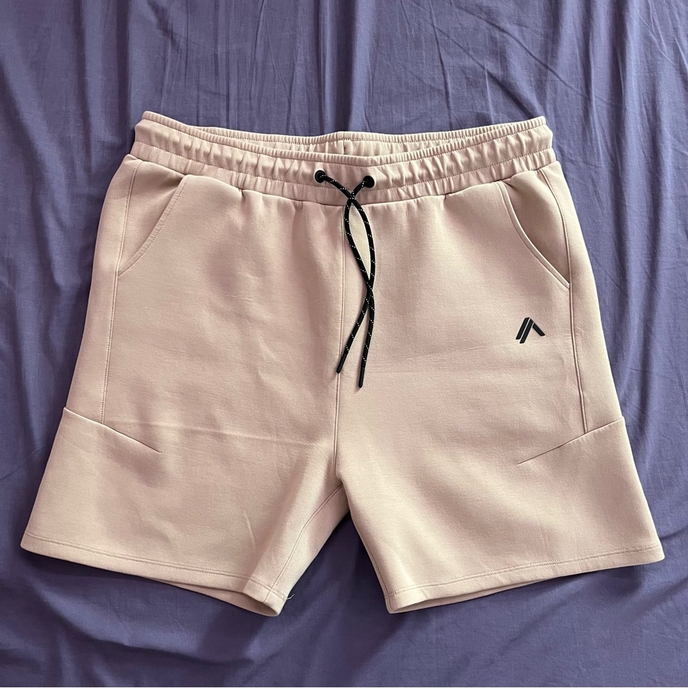 Alphalete ELMTS Athletic Tan 6 Inch Shorts